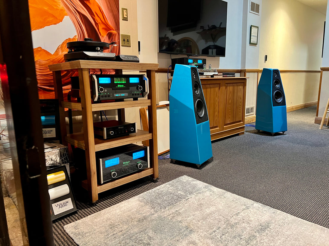 Wilson Audio Sabrina X Loudspeakers, Blue Orchid Pearl
